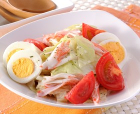 柚子ポン酢でさっぱり卵サラダ